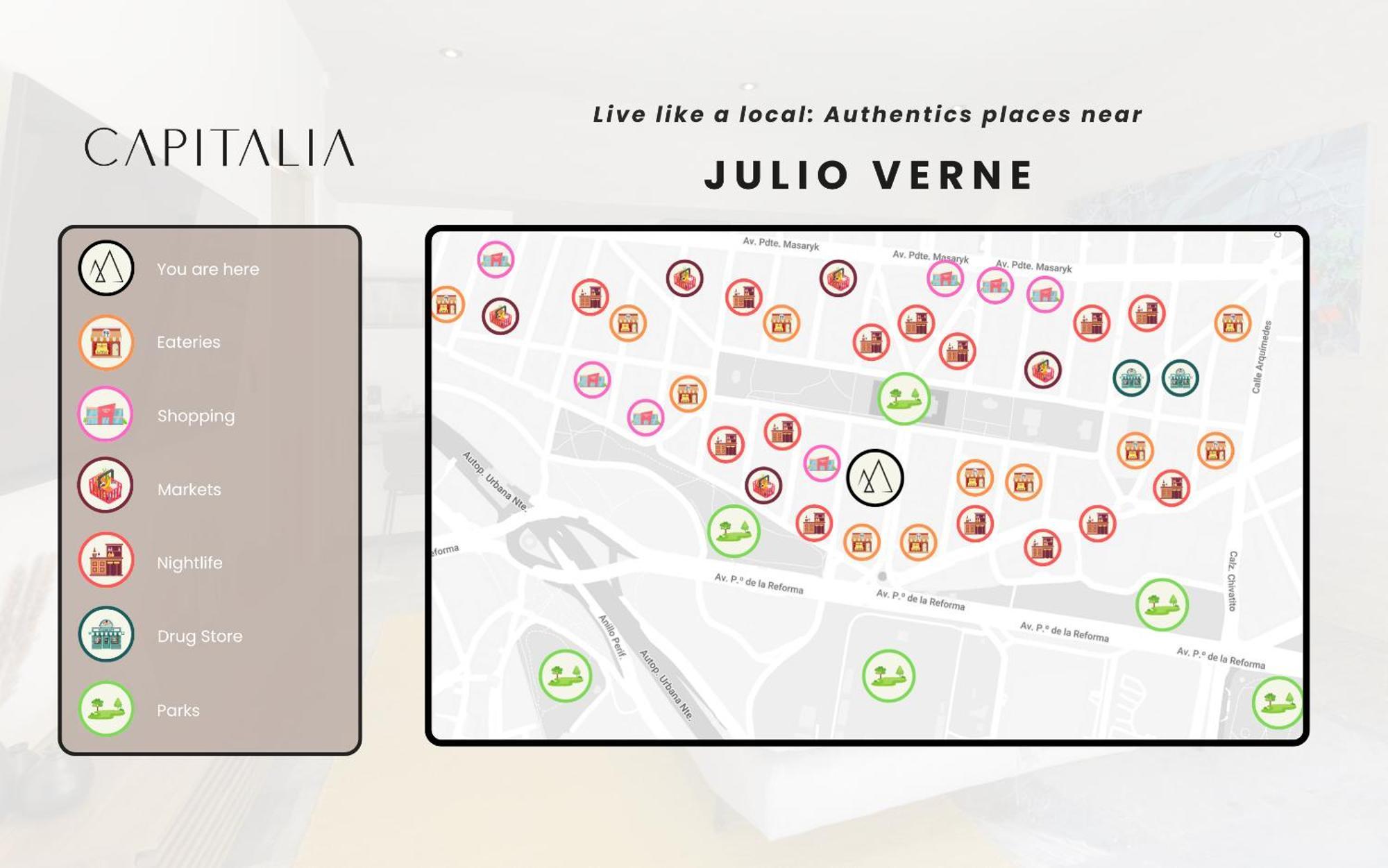 Capitalia - Apartments - Polanco - Julio Verne Meksyk Zewnętrze zdjęcie